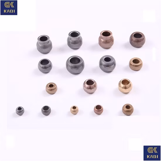 Buje sinterizado de acero de bronce de cobre de 5 mm para motor de ventilador de secado de cabello