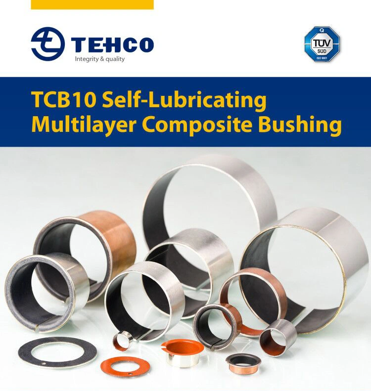 PTFE coated self lubricating bushings composite bearings stainless steel beairngs