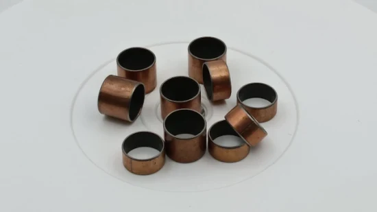 Cojinete compuesto de metal y polímero con revestimiento de estaño Du Dx Cojinete hecho a medida Cojinete de bronce Cojinete sin aceite